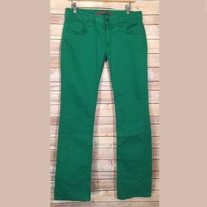 Ex-J Jeans 32" Wiast Green Skinny Office Casual